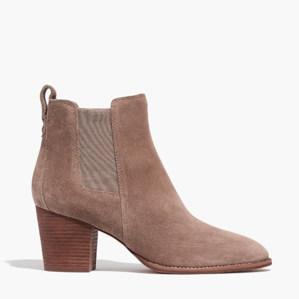 Madewell Regan Boots in Wet Pebble Size 8